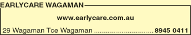 EarlyCare Wagaman - Child Care Sydney 1