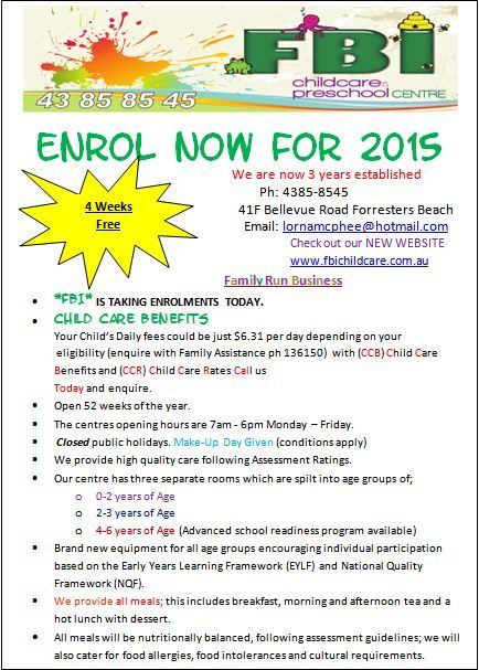 FBI Childcare & Preschool Centre - Child Care Sydney 9