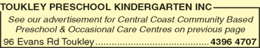 Toukley Preschool Kindergarten Inc - Child Care Sydney 1